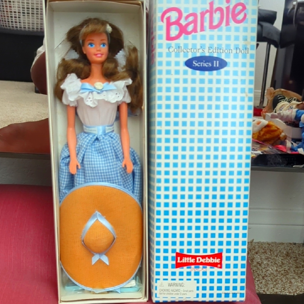 Barbie Collectors Edition Doll - Blue and White Gingham